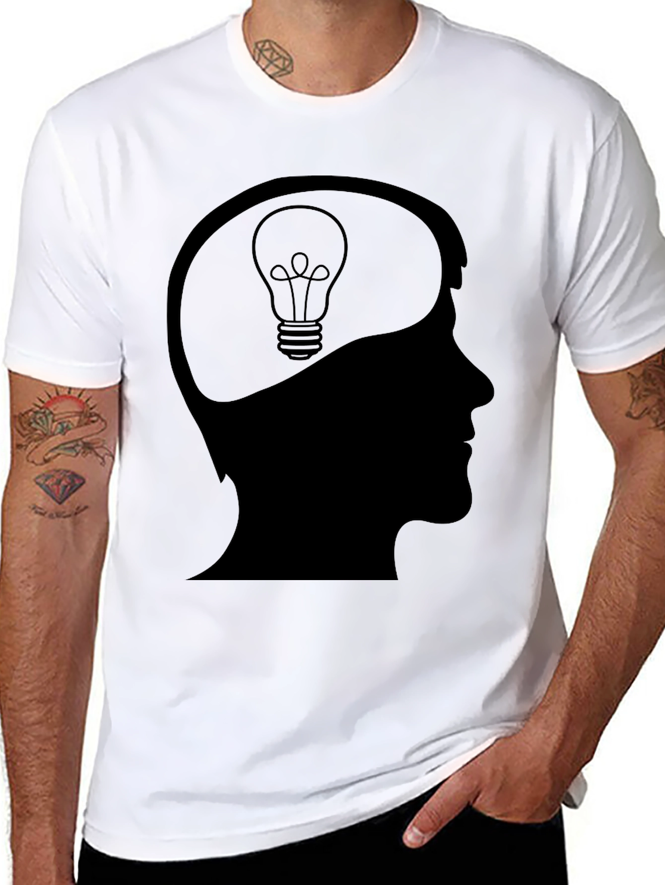 Black Idea Graphic T-Shirt