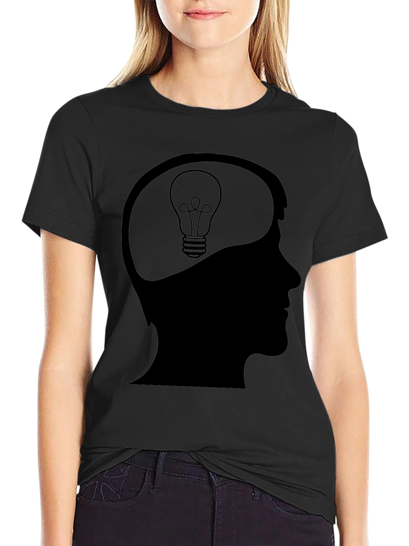 Black Idea Graphic T-Shirt