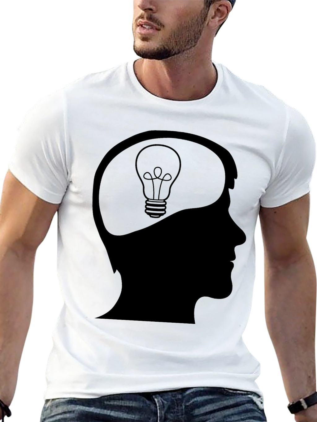 Black Idea Graphic T-Shirt