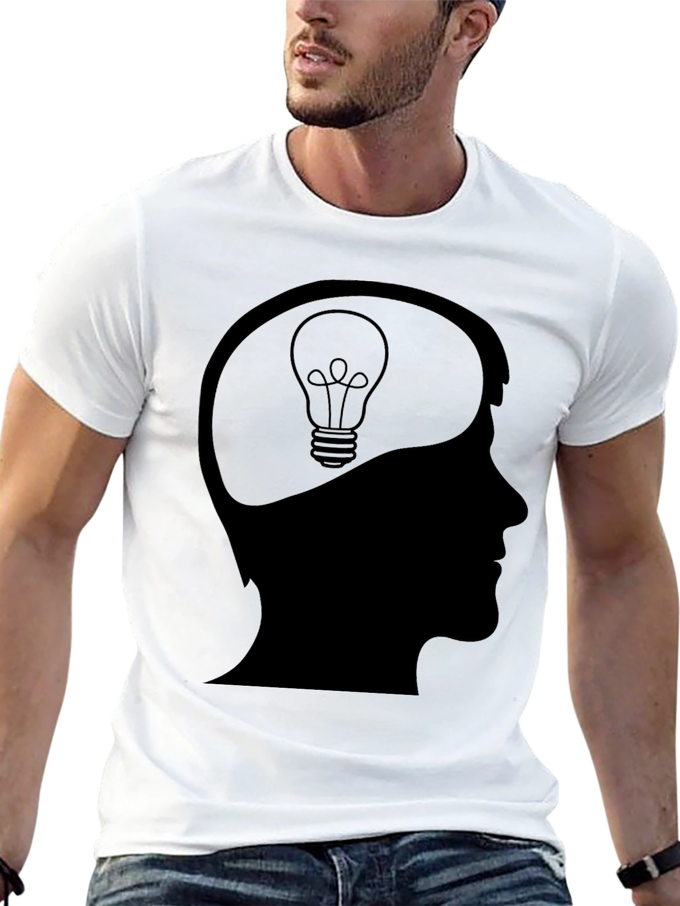 Black Idea Graphic T-Shirt