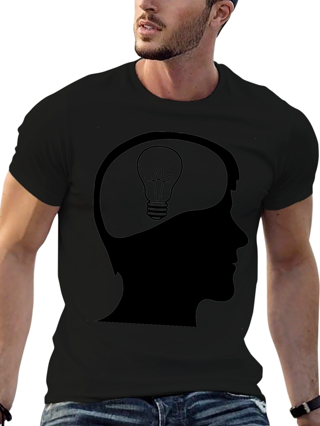Black Idea Graphic T-Shirt