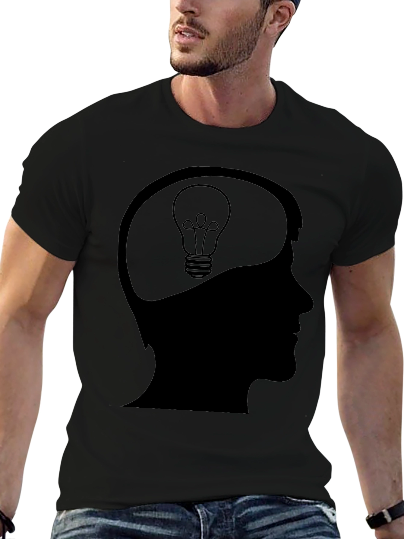 Black Idea Graphic T-Shirt