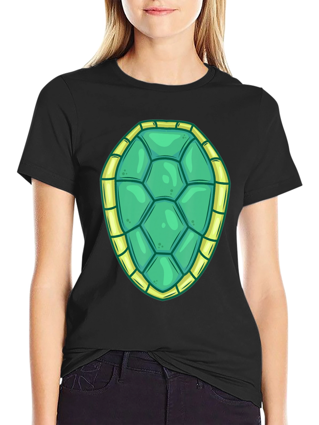 Turtle Shell Graphic Tee - Fun Costume T-Shirt