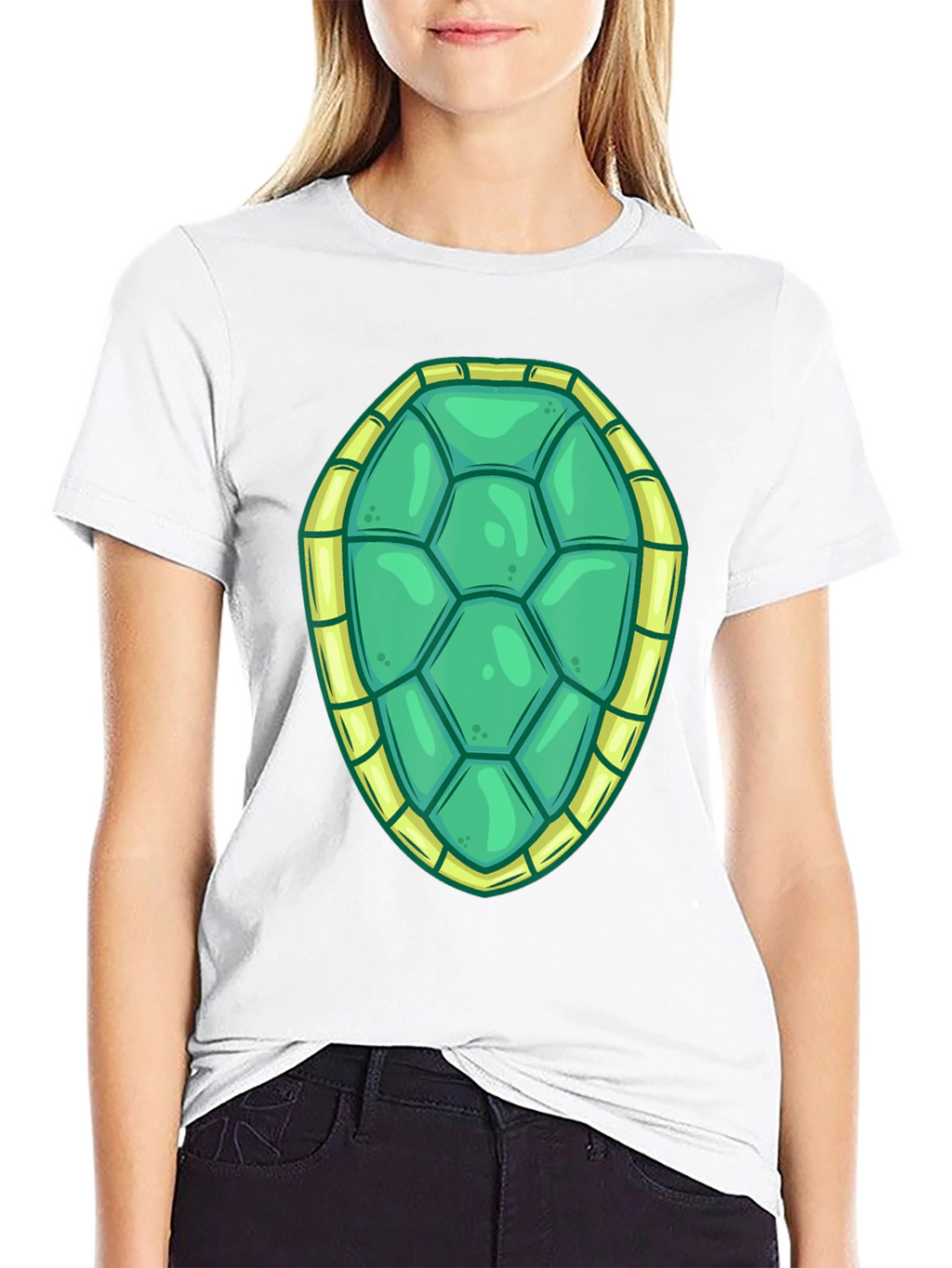 Turtle Shell Graphic Tee - Fun Costume T-Shirt