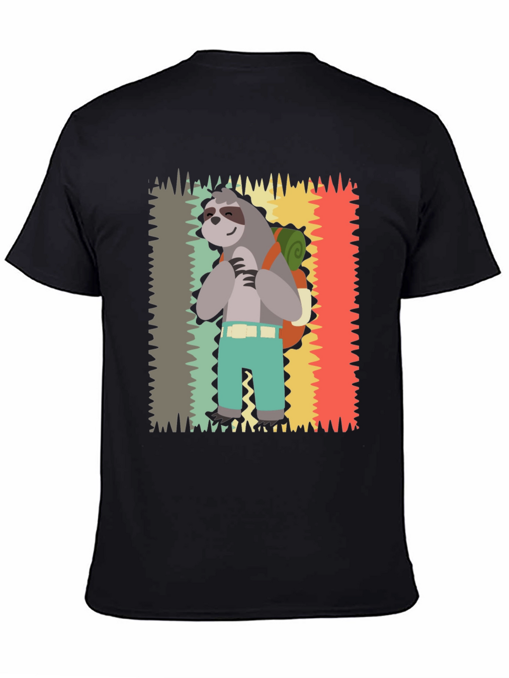 Sloth Hiking T-Shirt - Cute Graphic Tee