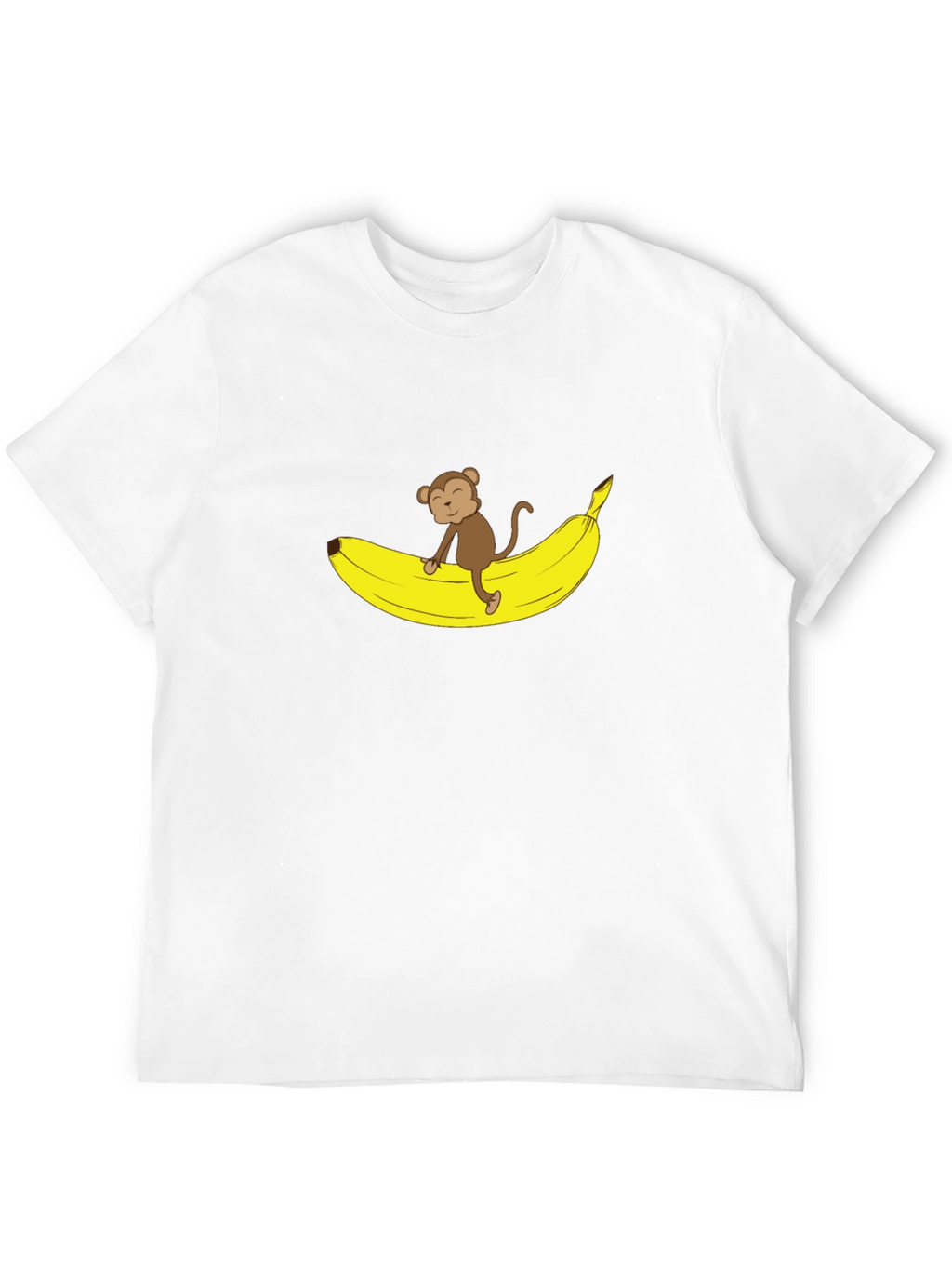 Monkey Banana Graphic T-Shirt - Black