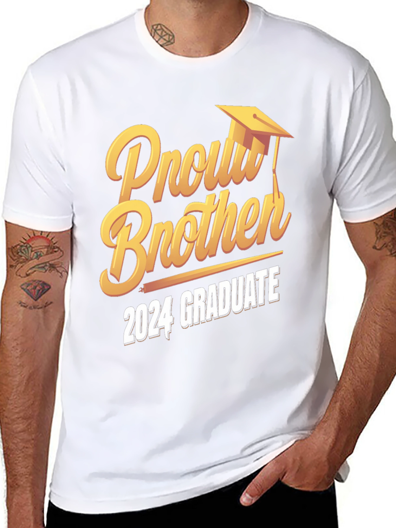 Proud Brother 2024 Graduate T-Shirt
