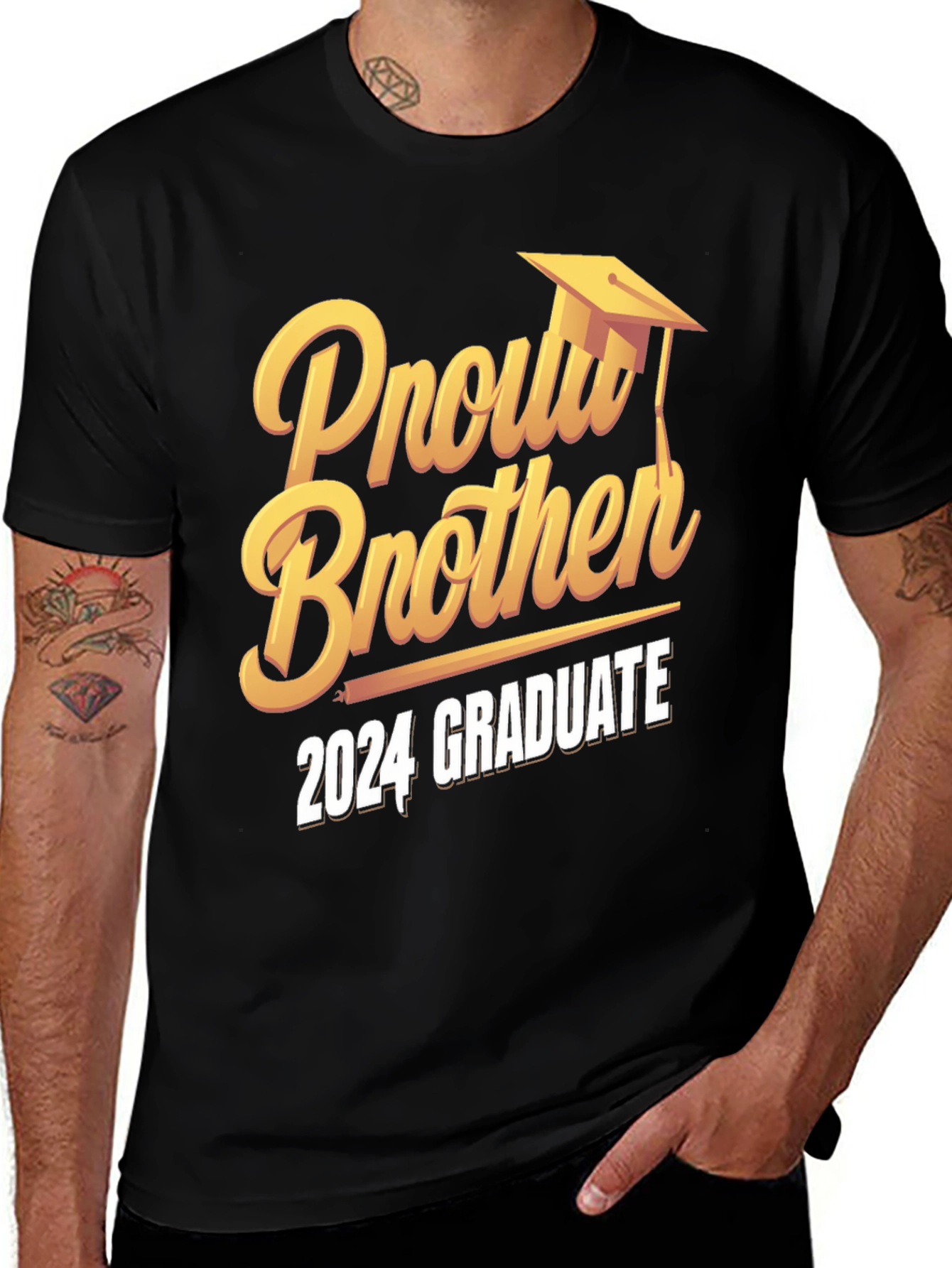 Proud Brother 2024 Graduate T-Shirt