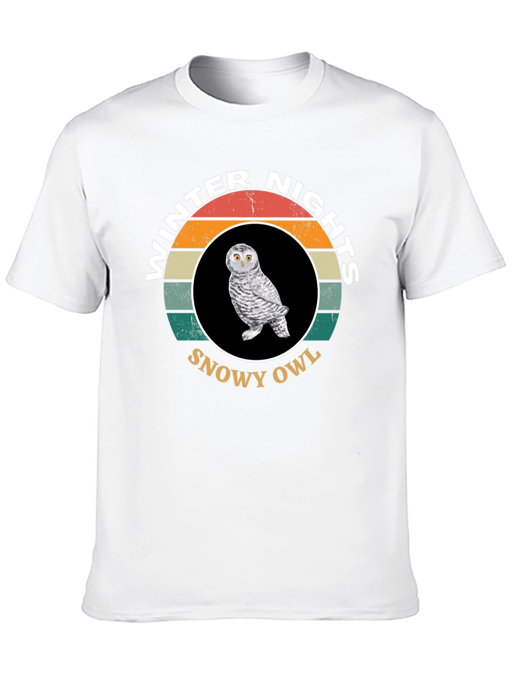 Winter Nights Snowy Owl T-Shirt