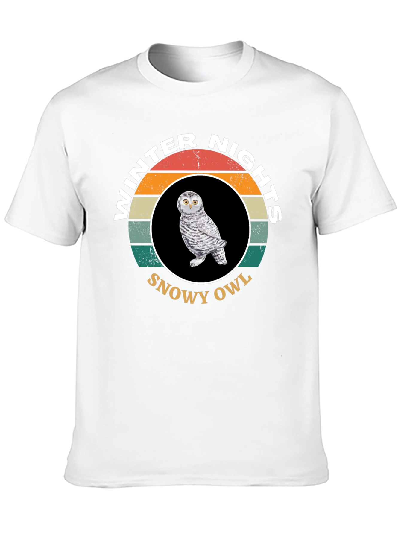 Winter Nights Snowy Owl T-Shirt