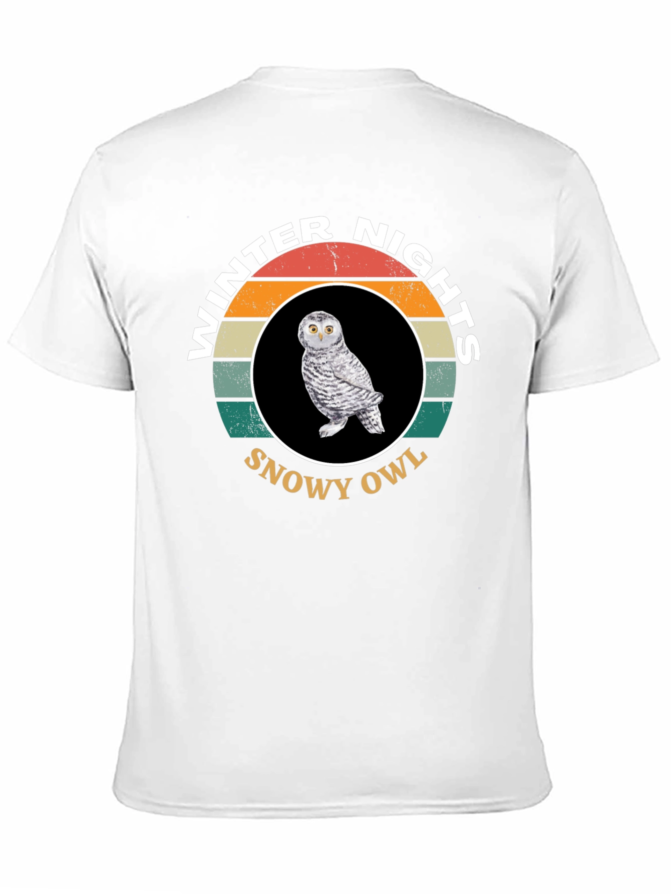 Winter Nights Snowy Owl T-Shirt
