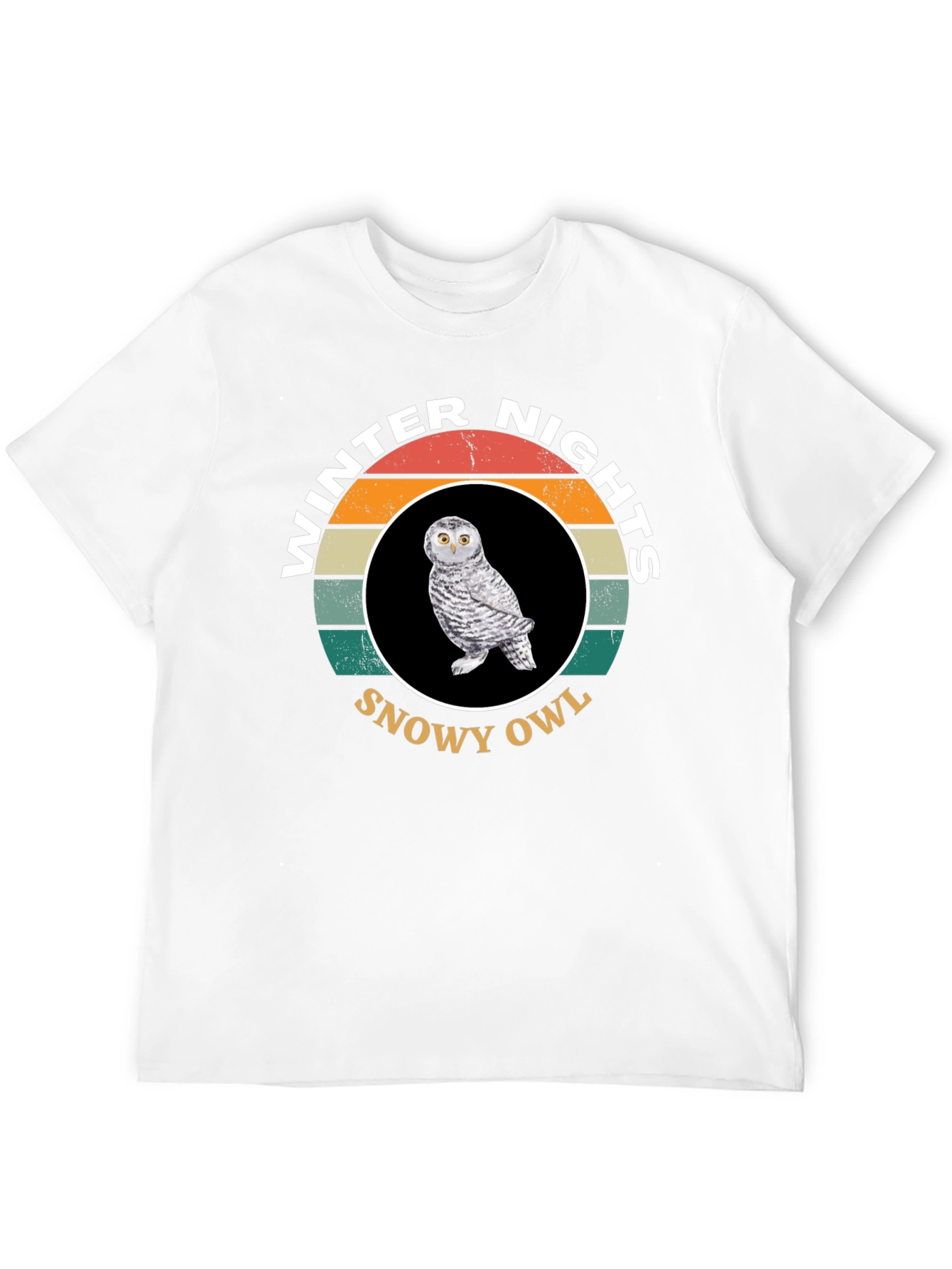 Winter Nights Snowy Owl T-Shirt