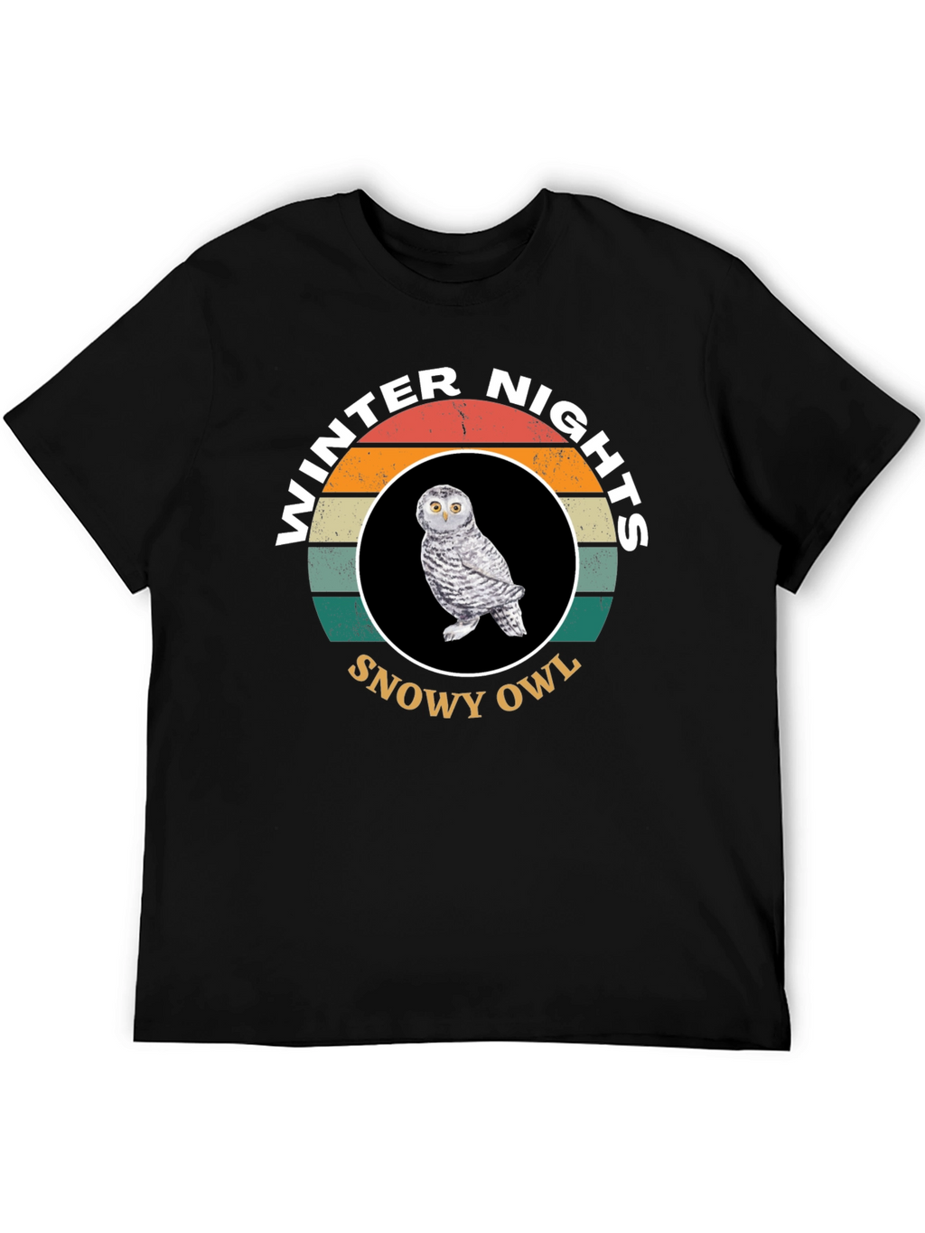 Winter Nights Snowy Owl T-Shirt
