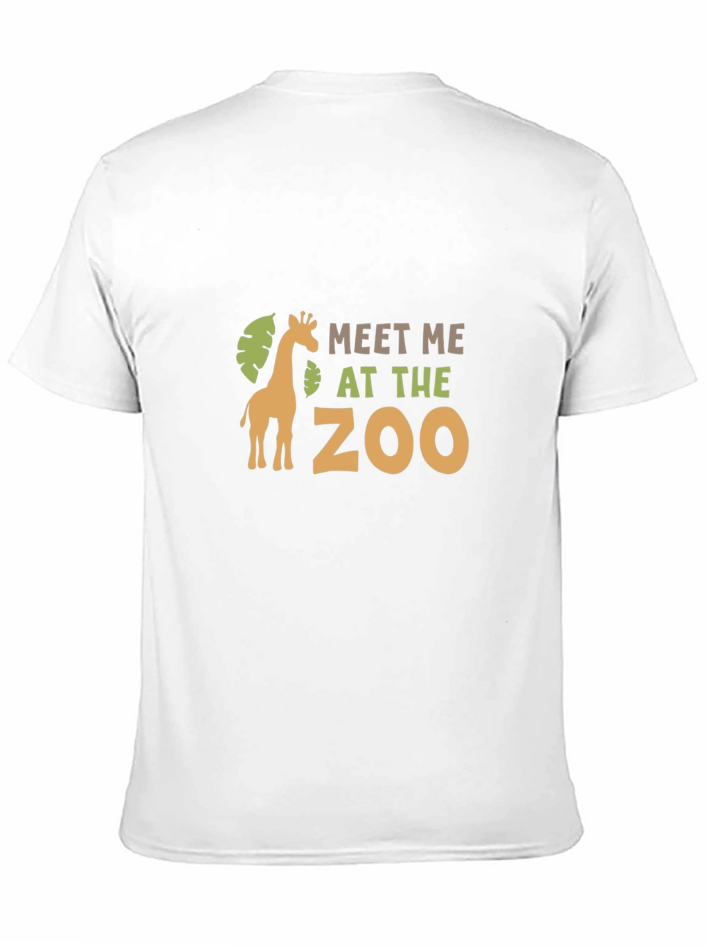 Meet Me at the Zoo Black Graphic T-Shirt
