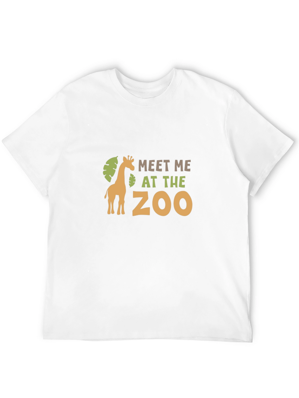 Meet Me at the Zoo Black Graphic T-Shirt