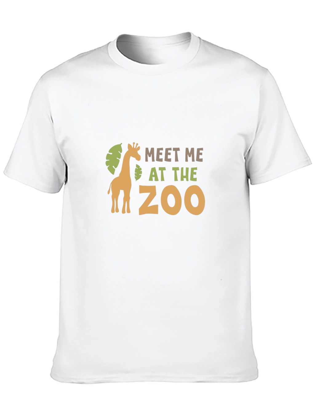 Meet Me at the Zoo Black Graphic T-Shirt