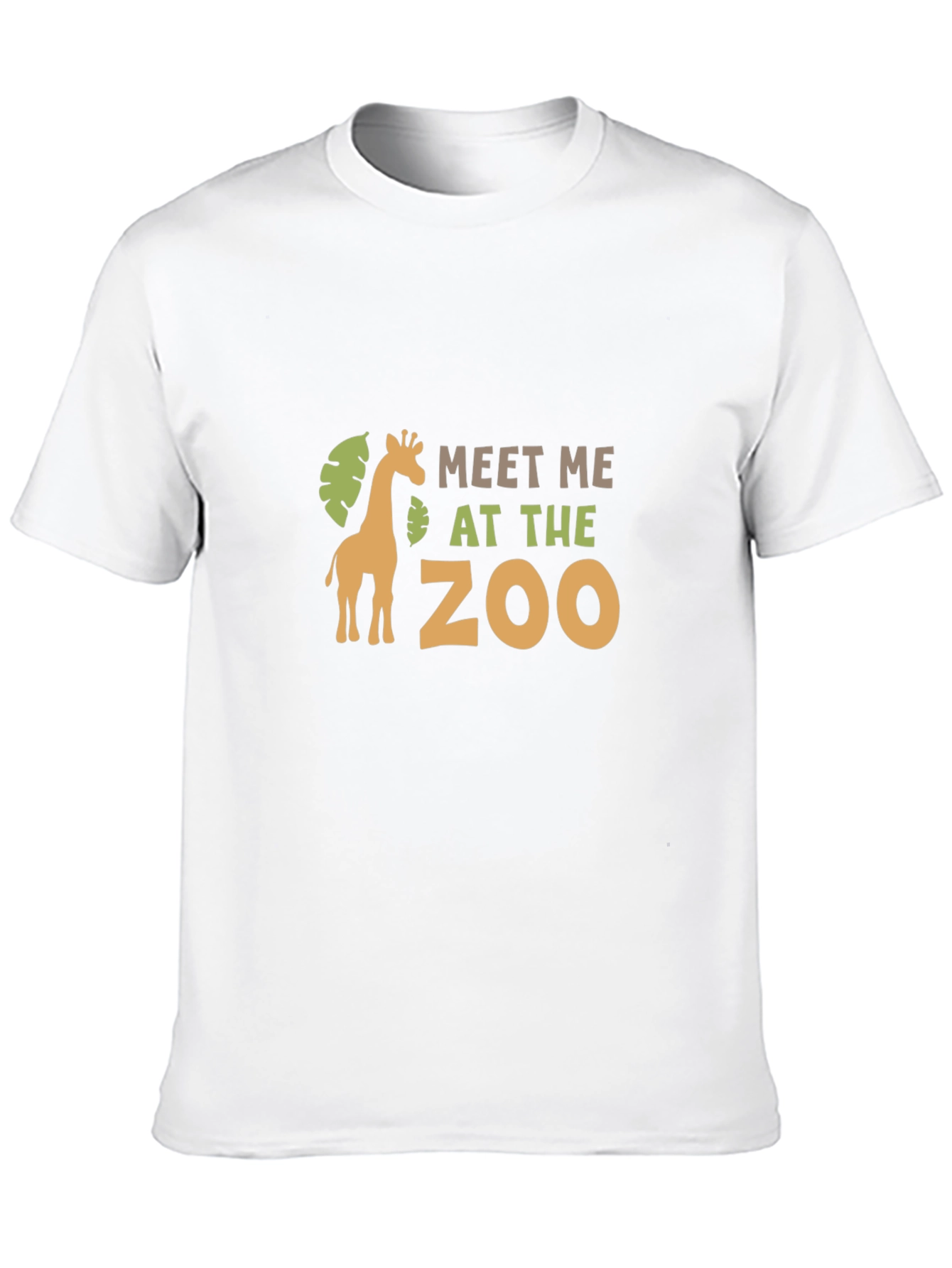 Meet Me at the Zoo Black Graphic T-Shirt