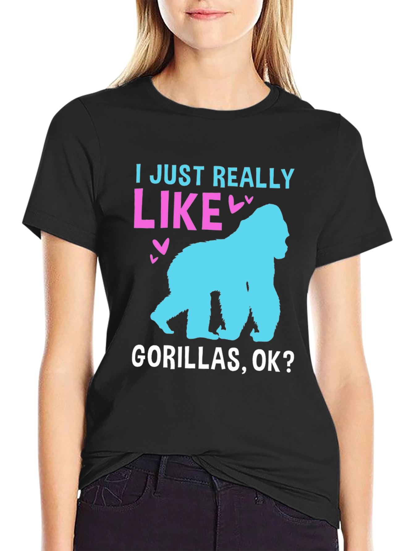 I Like Gorillas T-Shirt Funny Gorilla Lover Tee