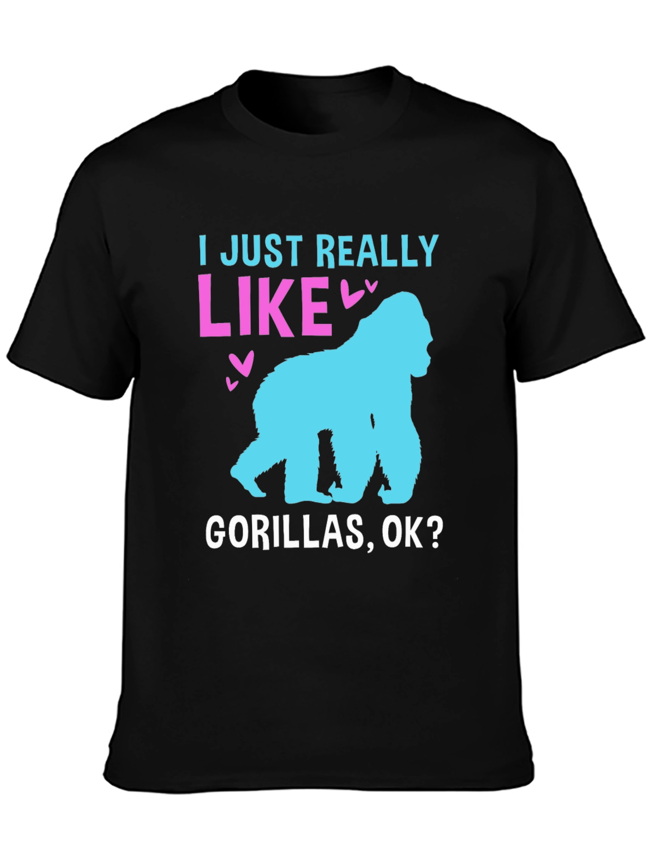 I Like Gorillas T-Shirt Funny Gorilla Lover Tee