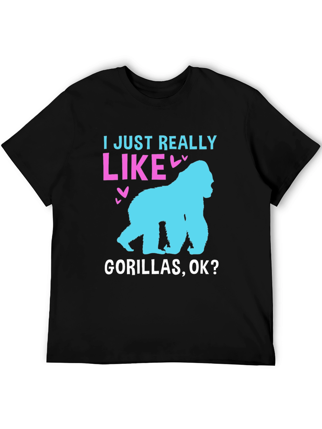 I Like Gorillas T-Shirt Funny Gorilla Lover Tee