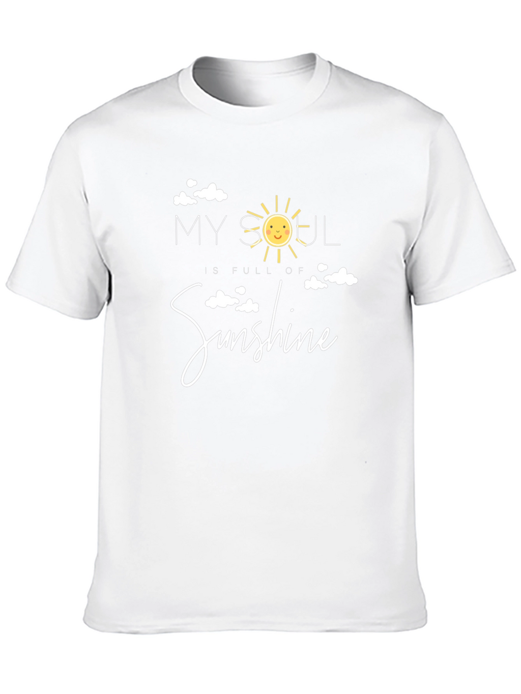 My Soul is Full of Sunshine Black T-Shirt