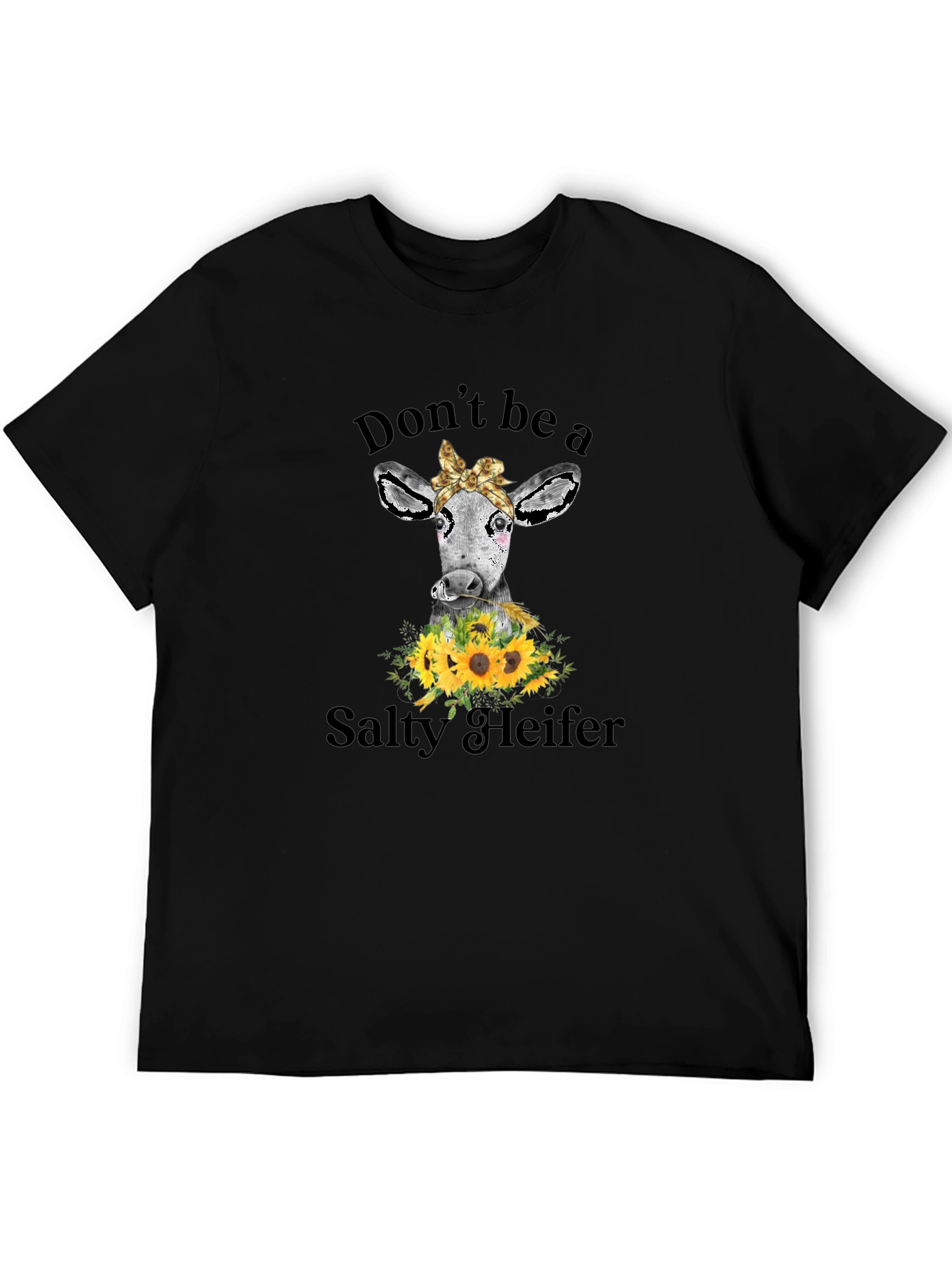 Salty Heifer Cow Graphic Tee