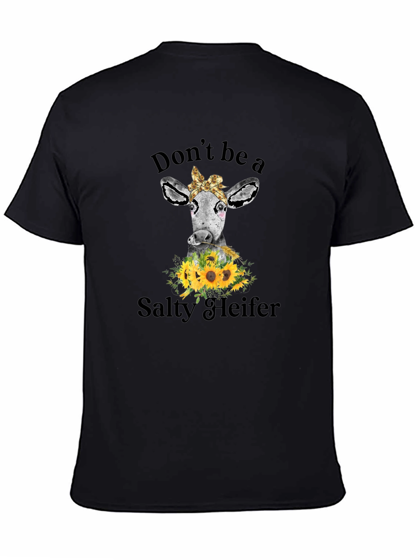 Salty Heifer Cow Graphic Tee