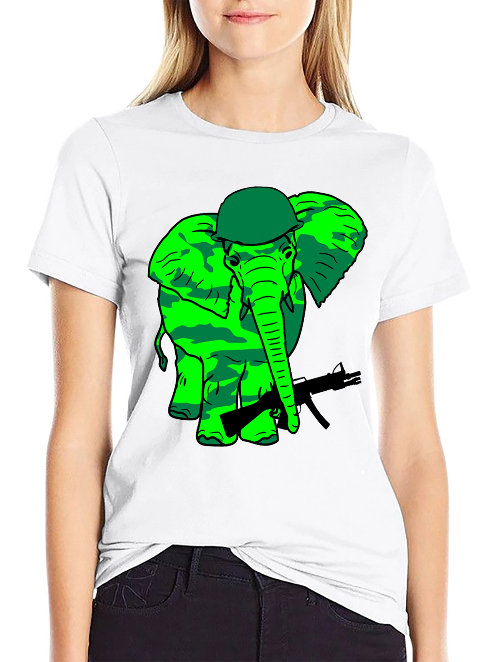 Camouflage Elephant T-Shirt