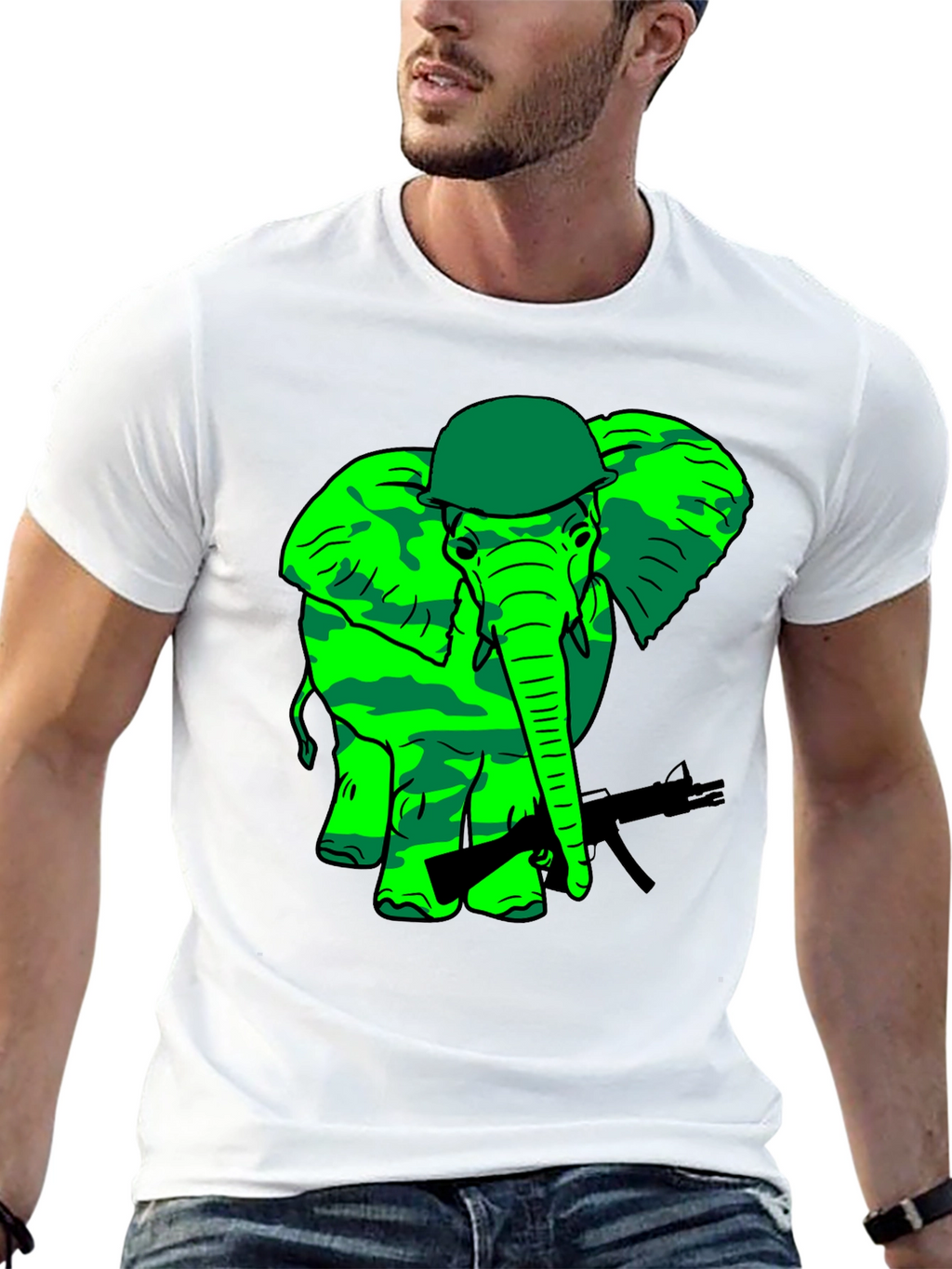 Camouflage Elephant T-Shirt