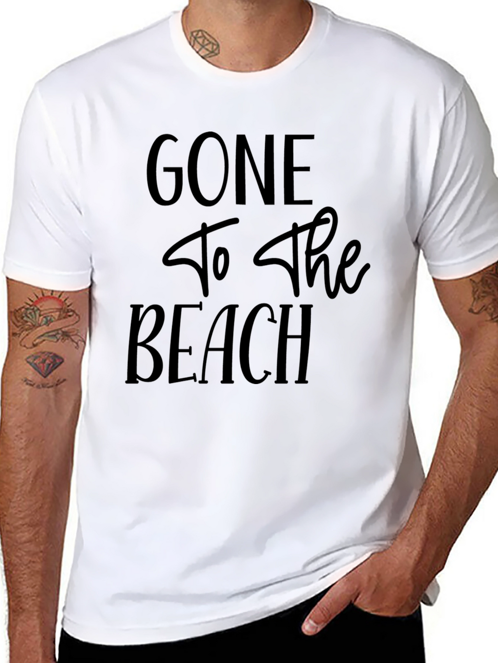 Gone To The Beach Graphic T-Shirt