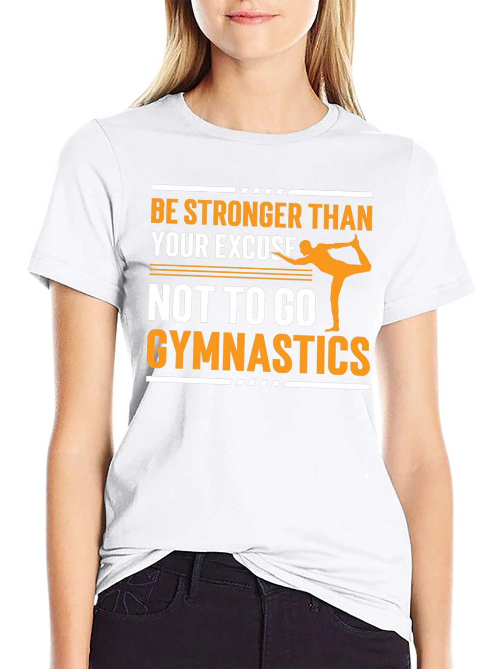 Gymnastics Motivation T-Shirt - Be Stronger Than Your Excuse
