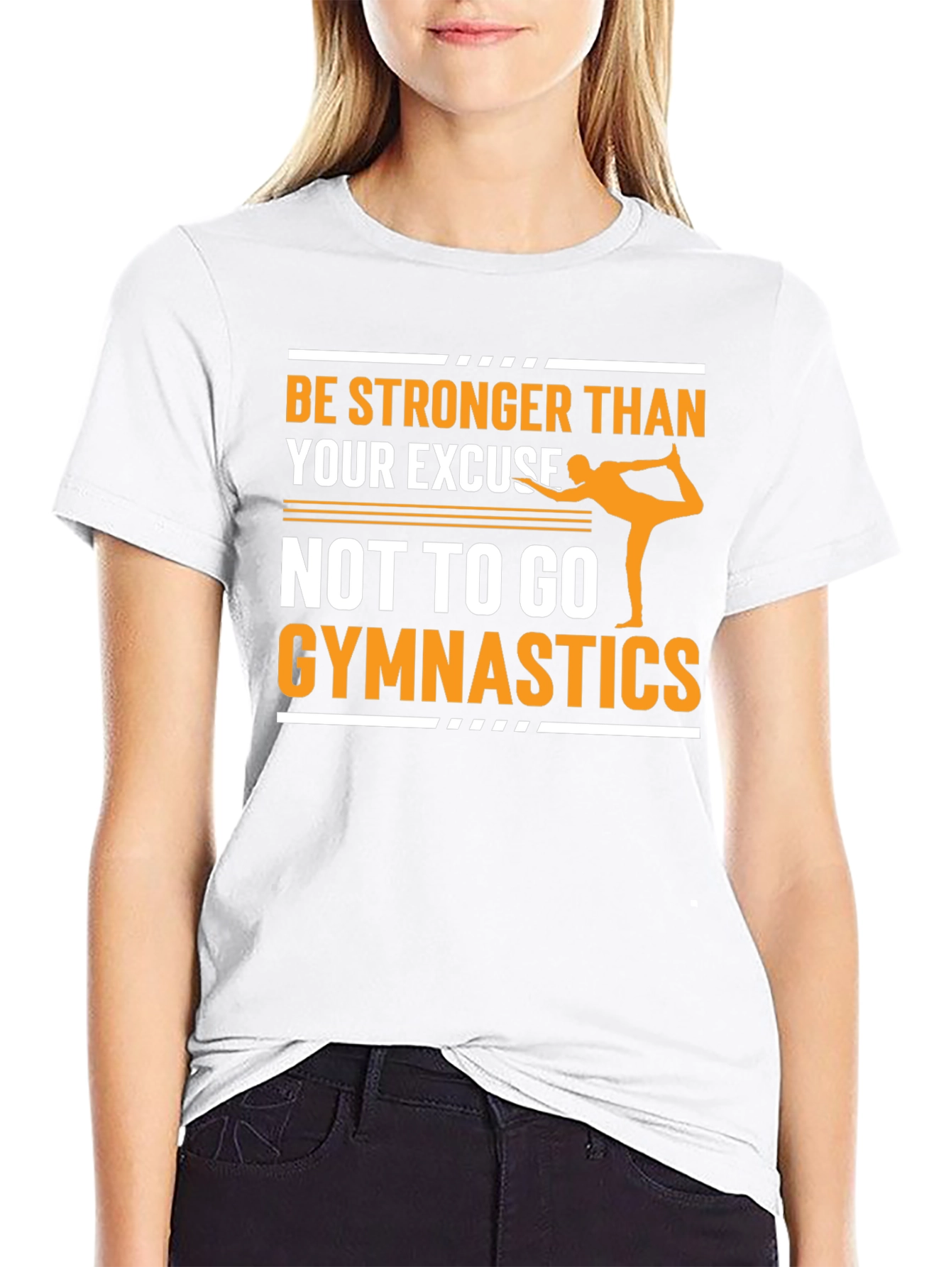 Gymnastics Motivation T-Shirt - Be Stronger Than Your Excuse