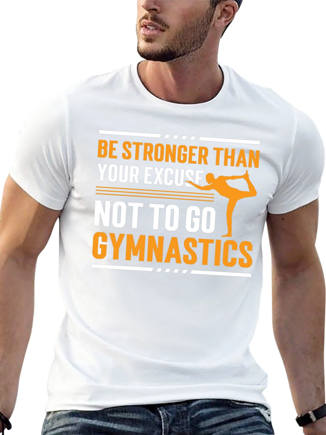 Gymnastics Motivation T-Shirt - Be Stronger Than Your Excuse
