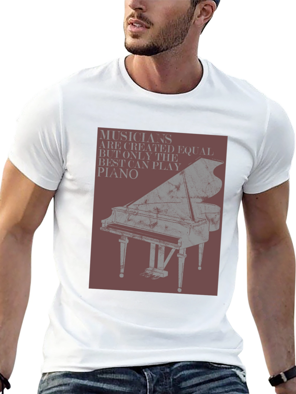 Musician Piano Graphic Tee - Unisex