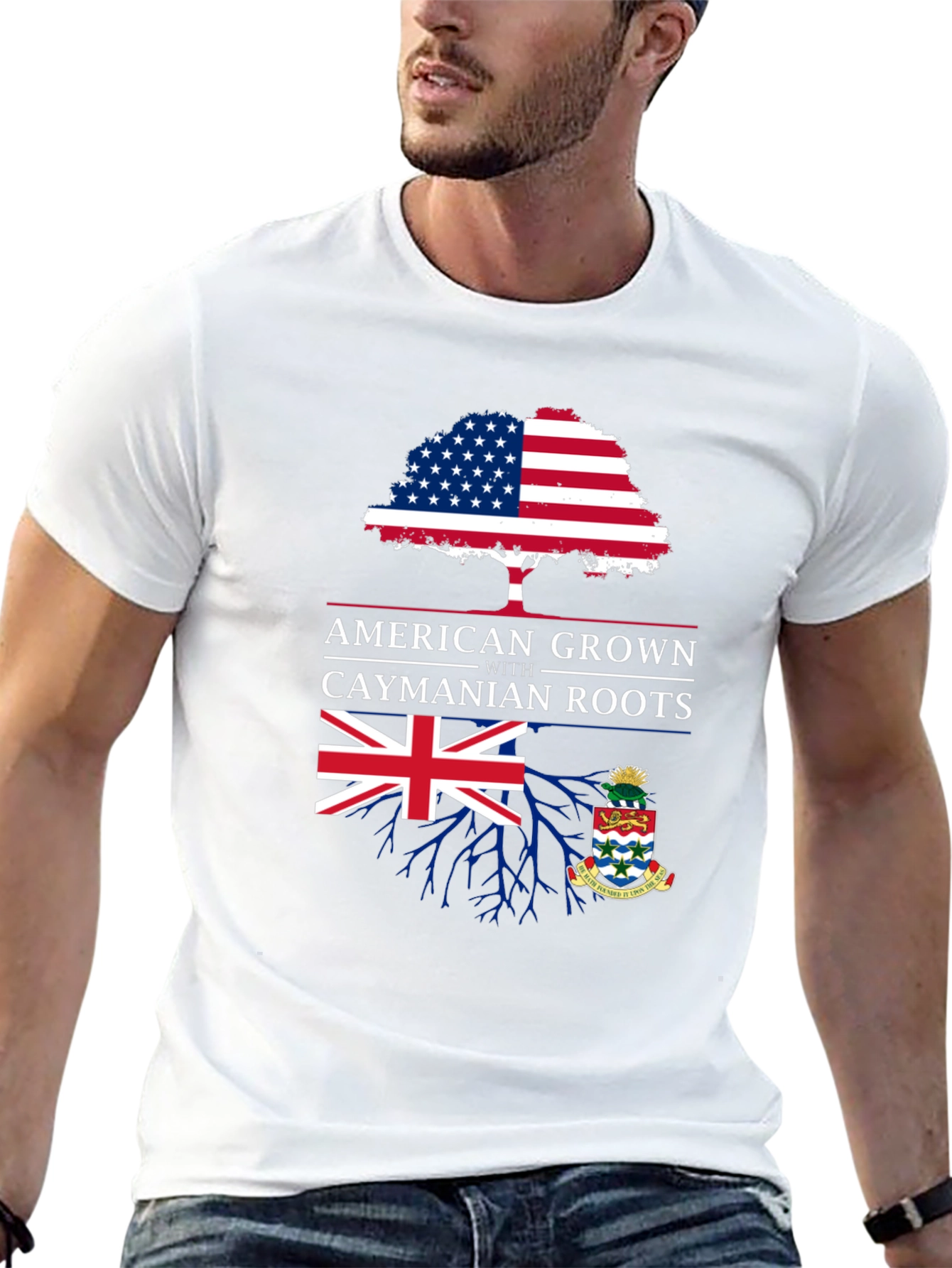 American Grown with Caymanian Roots T-Shirt
