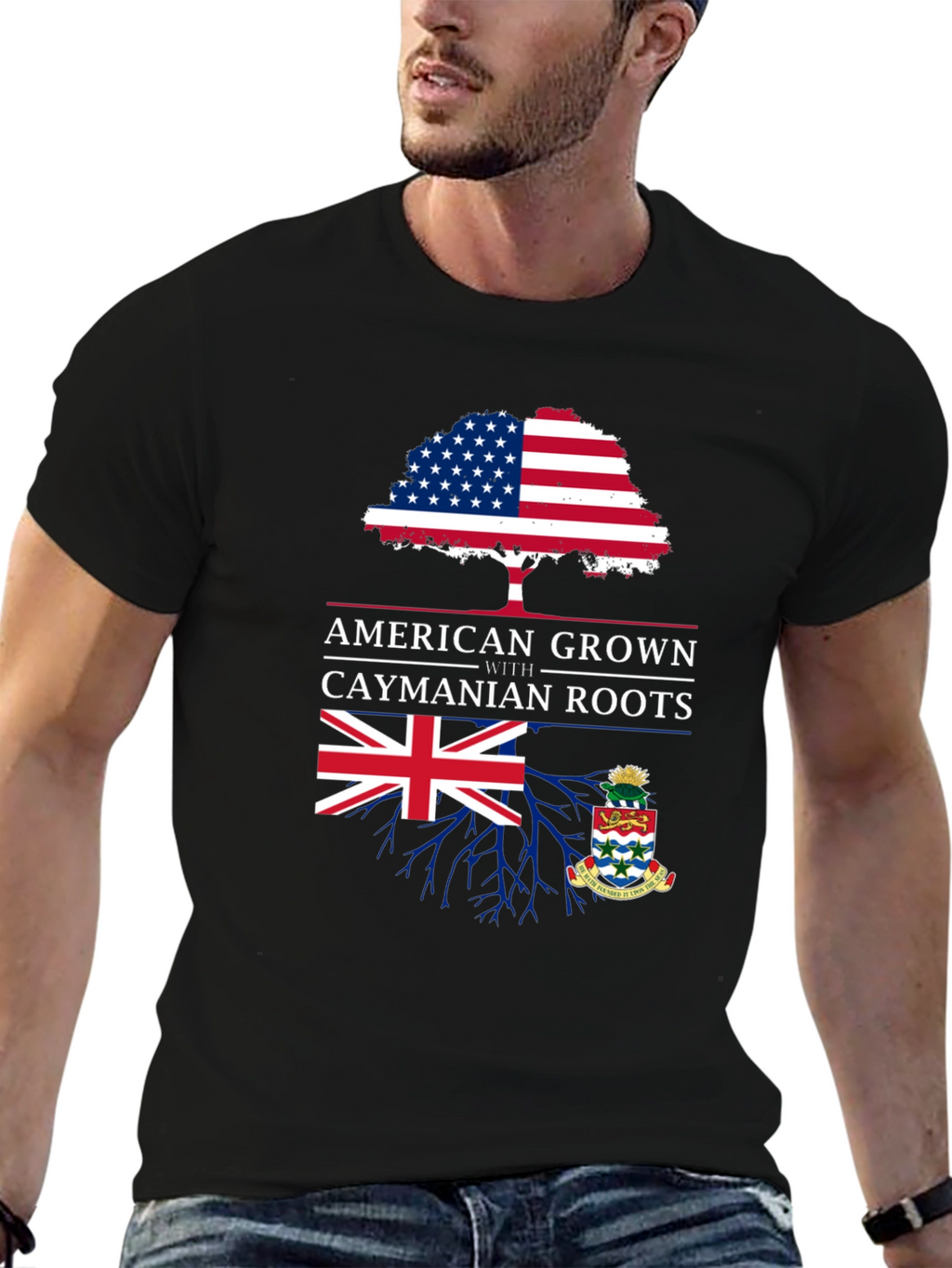 American Grown with Caymanian Roots T-Shirt
