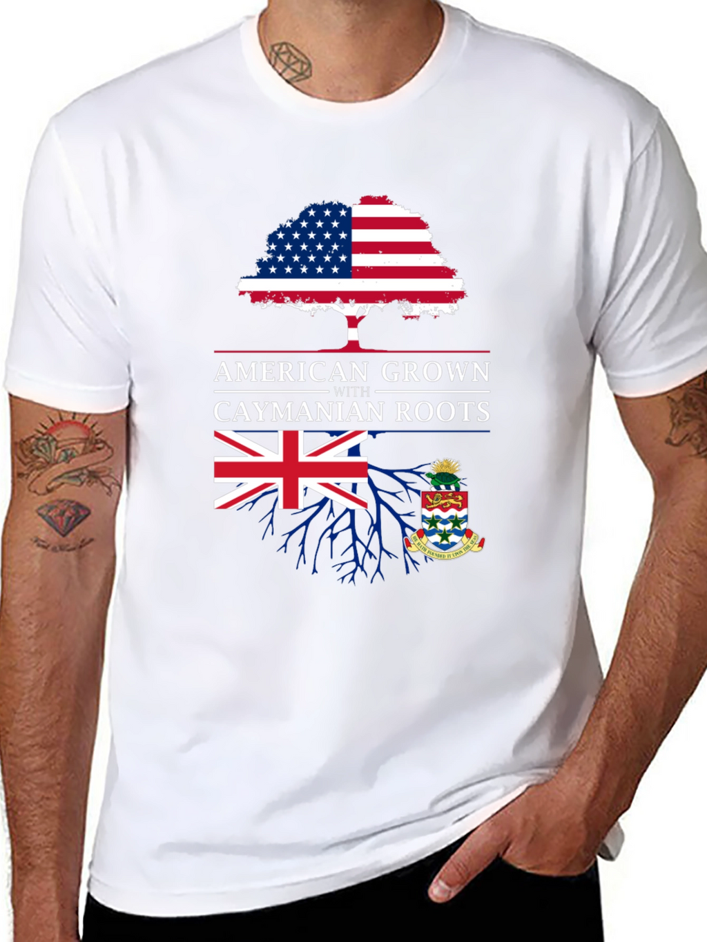 American Grown with Caymanian Roots T-Shirt