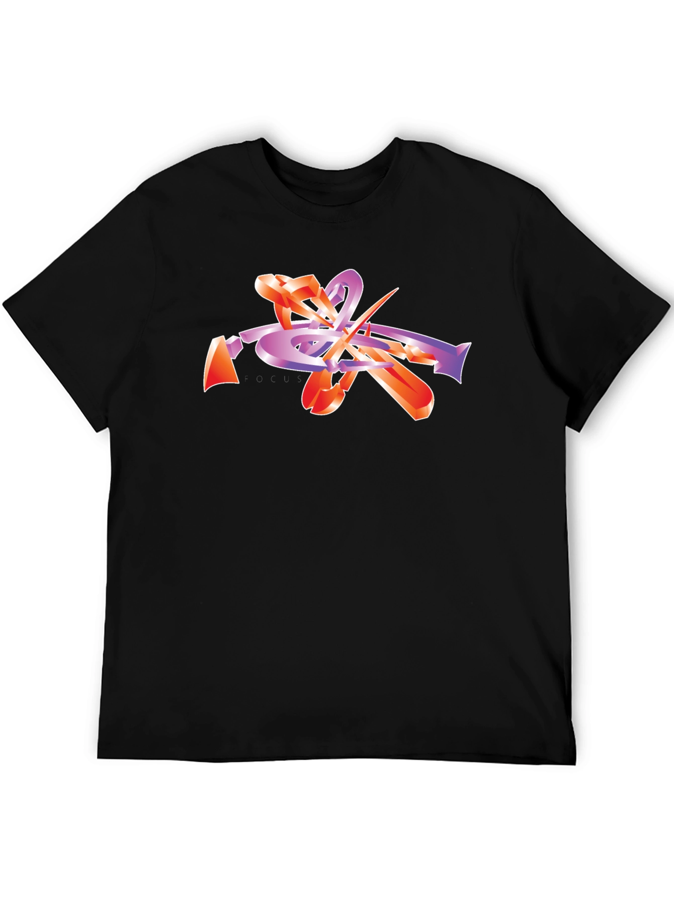 Abstract Trumpet Graphic Tee - Stylish Music Lover T-Shirt
