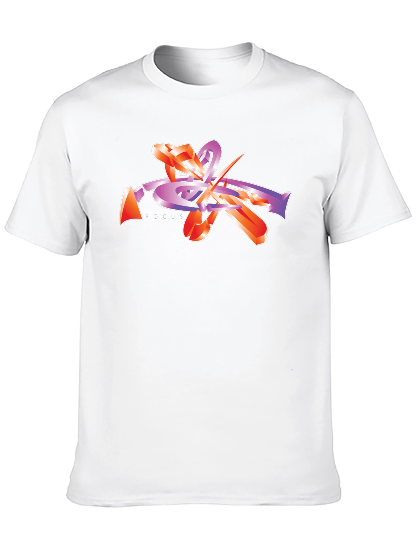 Abstract Trumpet Graphic Tee - Stylish Music Lover T-Shirt
