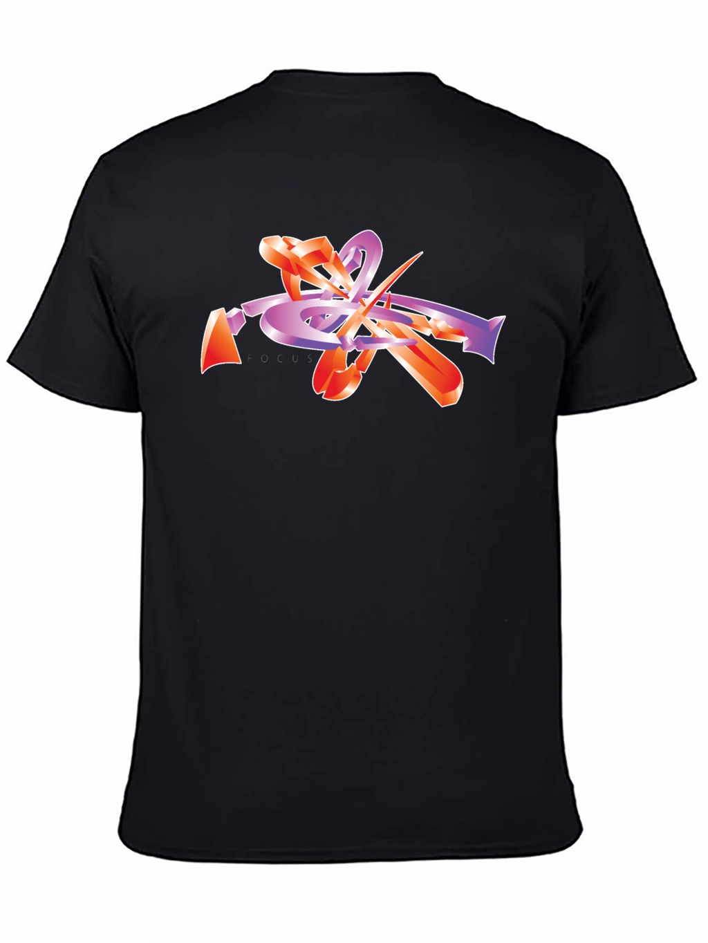 Abstract Trumpet Graphic Tee - Stylish Music Lover T-Shirt