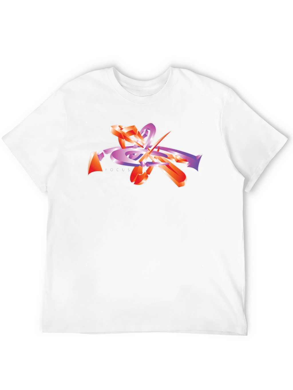 Abstract Trumpet Graphic Tee - Stylish Music Lover T-Shirt