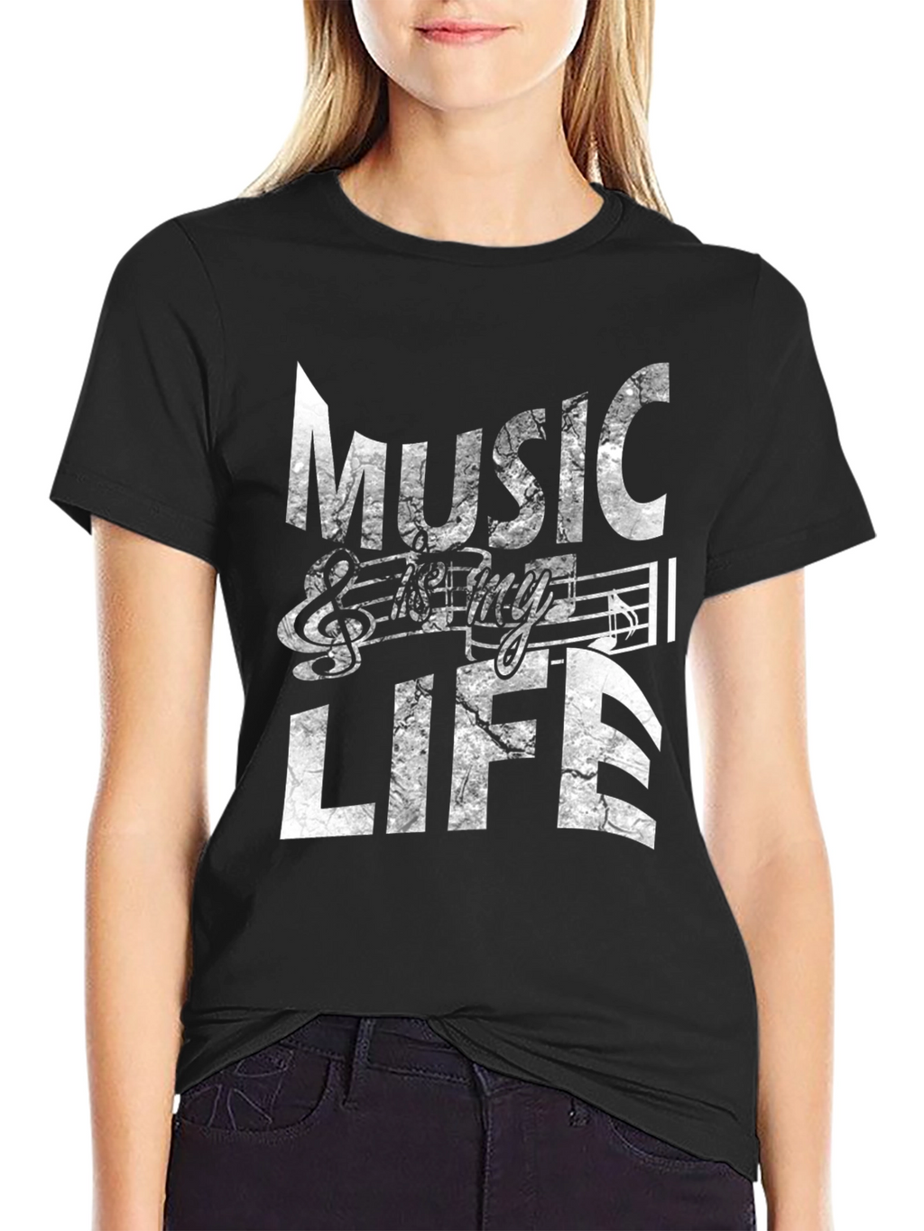 Music is My Life Graphic T-Shirt