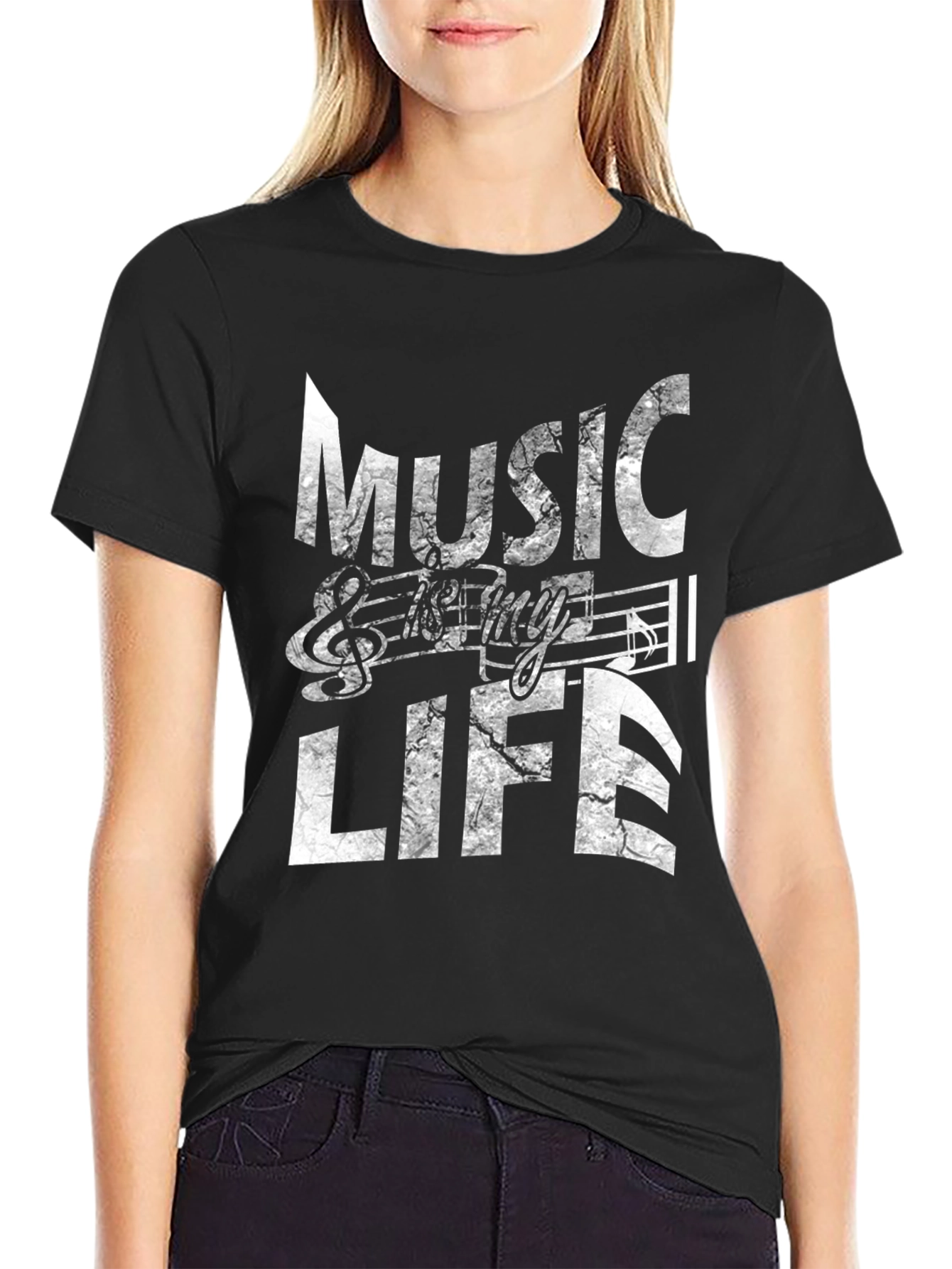 Music is My Life Graphic T-Shirt