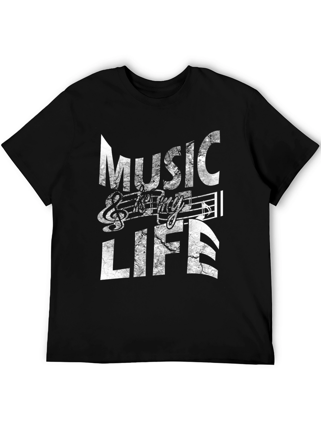Music is My Life Graphic T-Shirt
