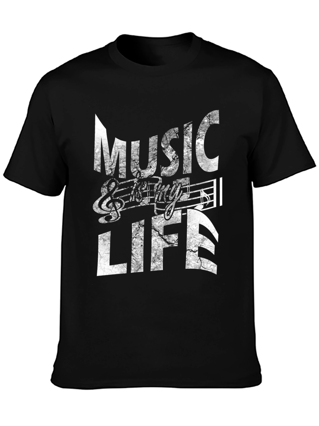 Music is My Life Graphic T-Shirt