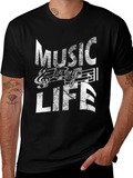 Music is My Life Graphic T-Shirt