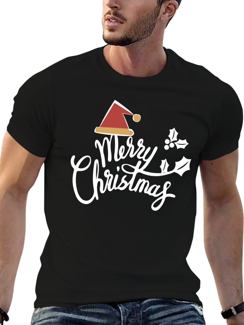 Merry Christmas Graphic Tee Shirt