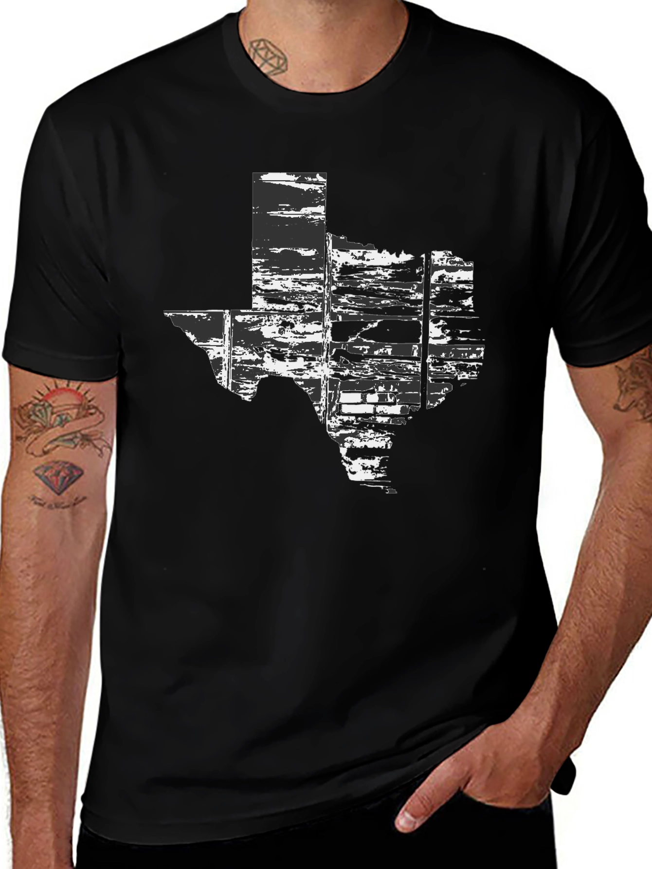 Texas State Graphic Print Tee