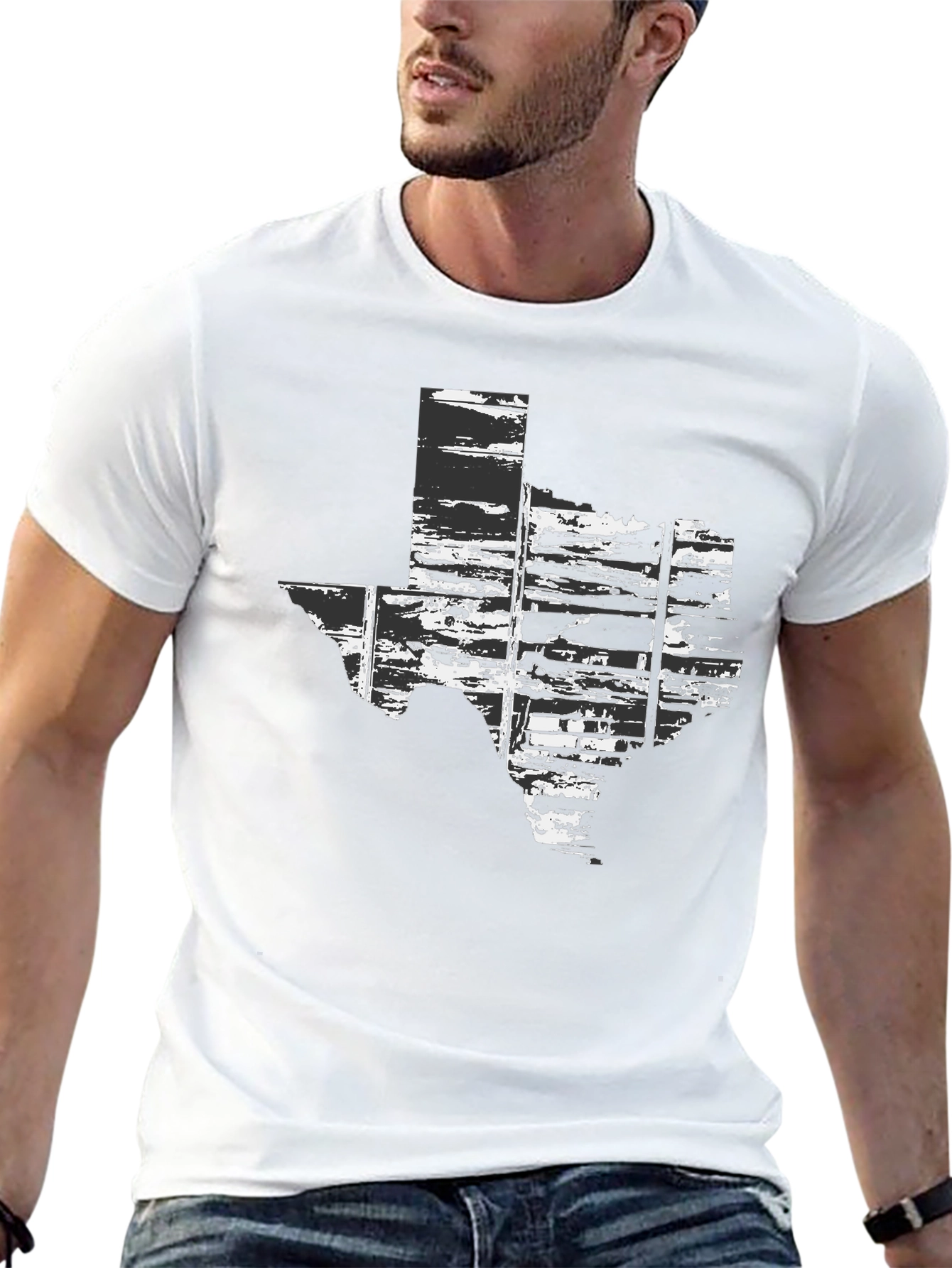 Texas State Graphic Print Tee