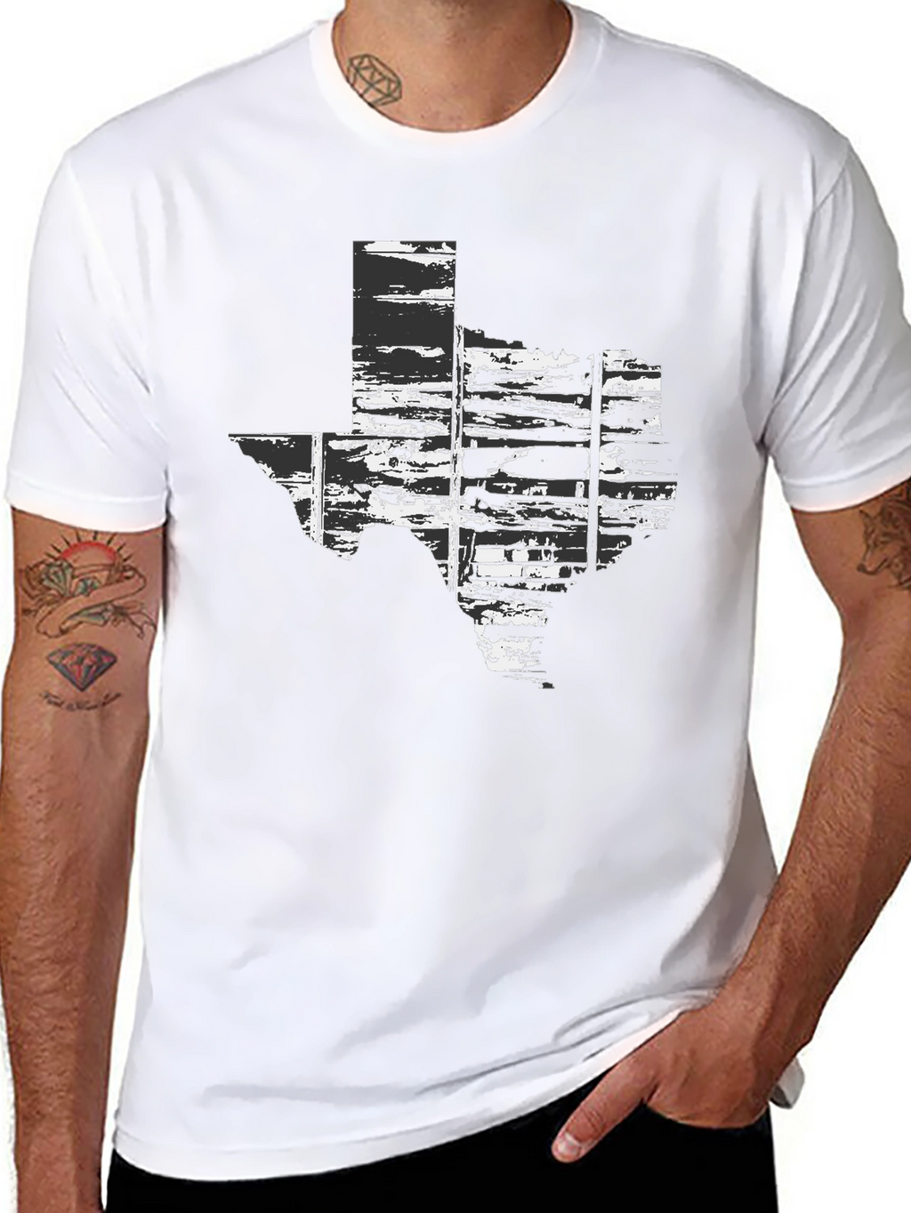 Texas State Graphic Print Tee